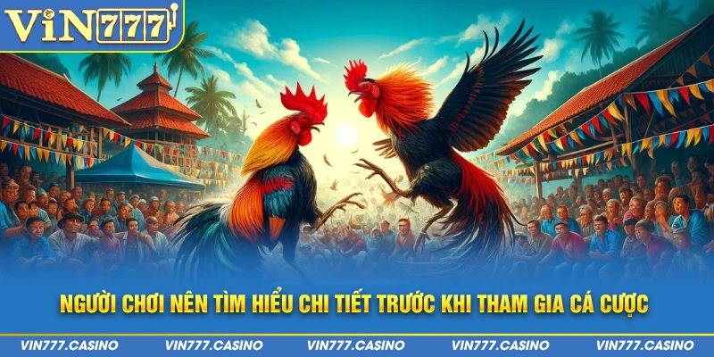 Người chơi nên tìm hiểu chi tiết trước khi tham gia cá cược